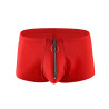 MenSexyWear Shorty avec Zip Mino Rouge